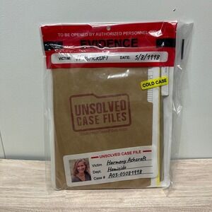 Unsolved Case Files The Murder Mystery Game Harmony Ashcroft Detective Game